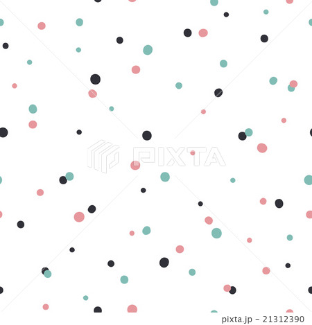 Abstract Seamless Pattern on White Background 21312390