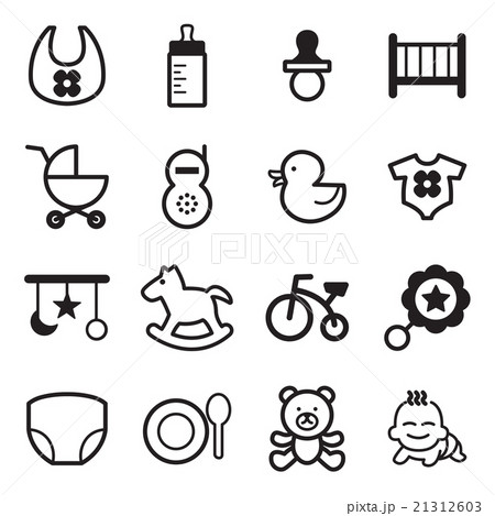 basic baby icons set basic baby icons set 21312603