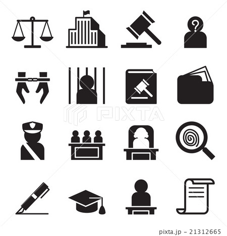 Law icon set Law icon set 21312665