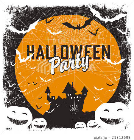 Halloween party invitation with isolated borders Halloween party invitation with isolated borders 21312693