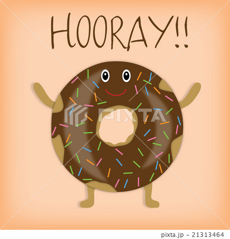 Doughnut illustration celebration food character 21313464