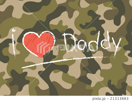 Happy father's day on camouflage pattern 21313663