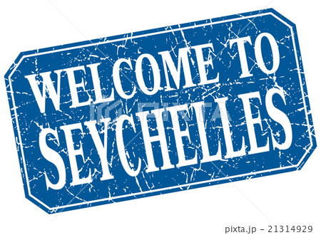 welcome to Seychelles blue square grunge stamp welcome to Seychelles blue square grunge stamp 21314929