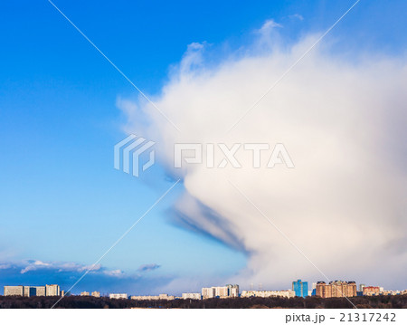 atmospheric front over city in spring atmospheric front over city in spring 21317242