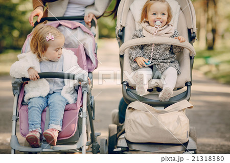 Family walk in the park Family walk in the park 21318380