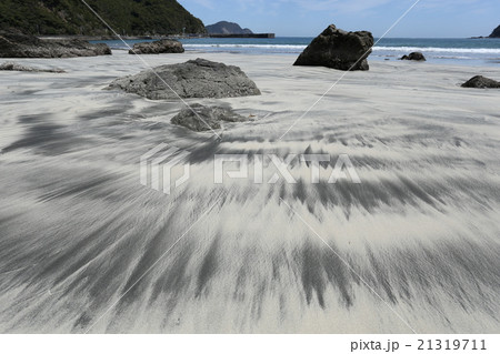 波当津海岸の写真素材