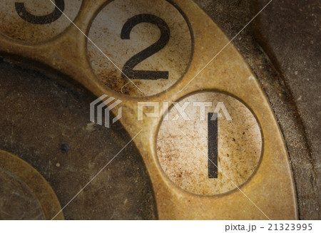 Close up of Vintage phone dial - 1 Close up of Vintage phone dial - 1 21323995