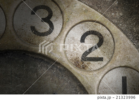 Close up of Vintage phone dial - 2 Close up of Vintage phone dial - 2 21323996
