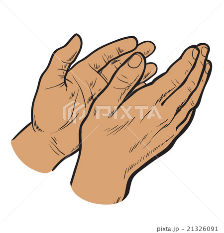 Sketch hand clap her hands, bravo Sketch hand clap her hands, bravo 21326091