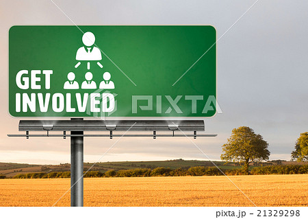 Composite image of get involved Composite image of get involved 21329298