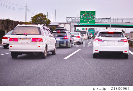 高速道路の事故渋滞 高速道路の事故渋滞 21330962