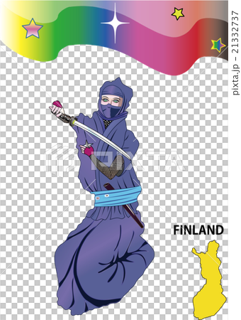 地図のをんな　フィンランド　くノ一清龍剣 21332737