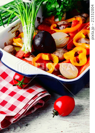 baked vegetables from the oven baked vegetables from the oven 21332804