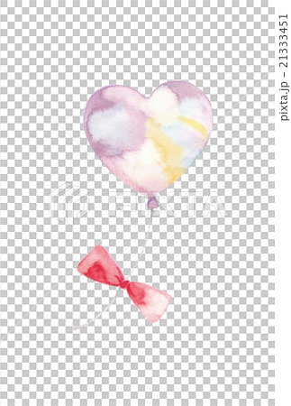 風船ひとつ、淡い紫 21333451