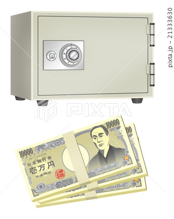 金庫と紙幣 金庫と紙幣 21333630