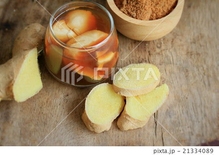 soybean curd and fresh ginger soybean curd and fresh ginger 21334089