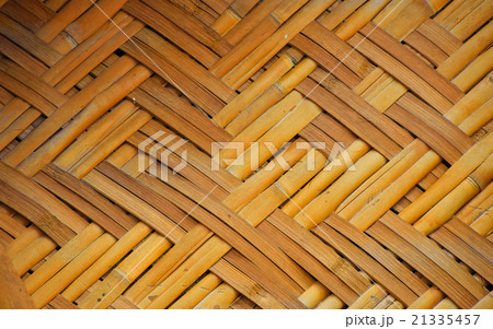 Wicker braided bamboo wall texture 21335457