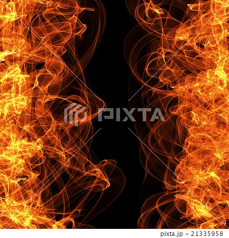 Fire frame on dark, template for website computer Fire frame on dark, template for website computer 21335958