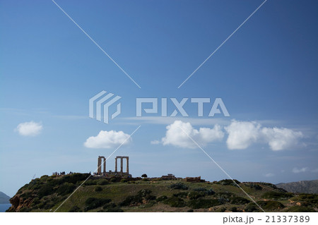 Temple at Cape Sounion, Greece Temple at Cape Sounion, Greece 21337389