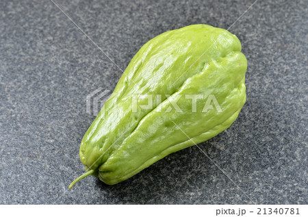 Chayote isolated on black background  21340781