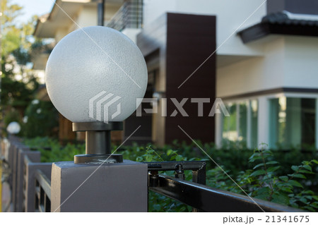 light lamp on front gate of decoration residential light lamp on front gate of decoration residential 21341675