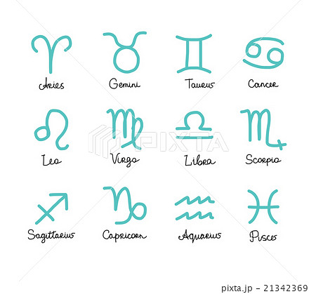 Zodiac signs collection for your design Zodiac signs collection for your design 21342369