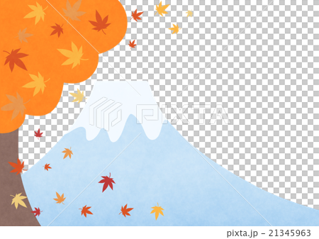 富士山和秋色的景色 富士山和秋色的景色 21345963
