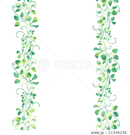 緑テクスチャ つる植物 ラインのイラスト素材 21346236 Pixta