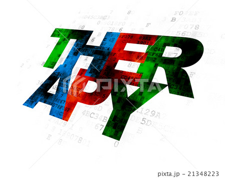 Healthcare concept: Therapy on Digital background Healthcare concept: Therapy on Digital background 21348223