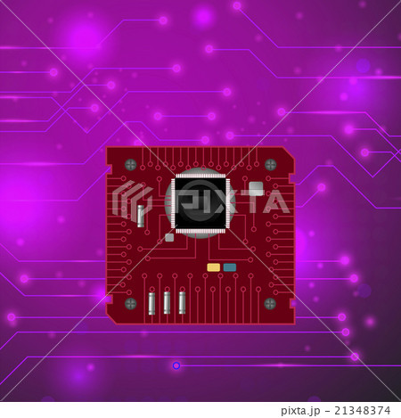 Modern Computer Technology Pink Background 21348374