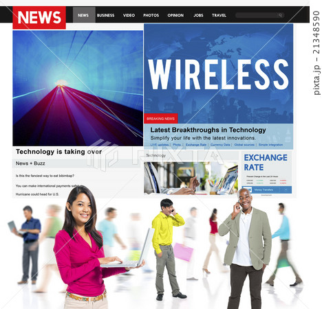 Wireless Connection Communication Modem Spot Concept 21348590