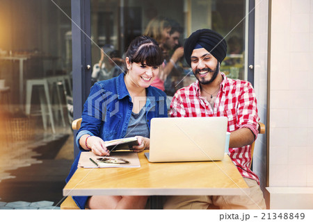 People Meeting Laptop Technology Friends Togetherness Concept People Meeting Laptop Technology Friends Togetherness Concept 21348849