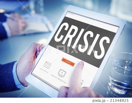 Economics Financial Crisis Risk Strategy Concept 21348925
