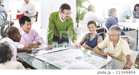 Teamwork Brainstorming Boardroom Communication Concept Teamwork Brainstorming Boardroom Communication Concept 21349804