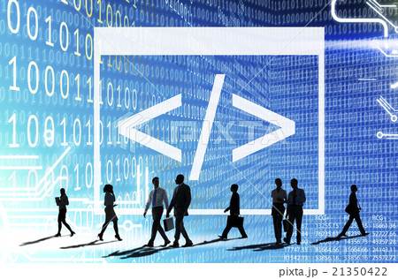 Business Binary Code Data Layout Concept 21350422