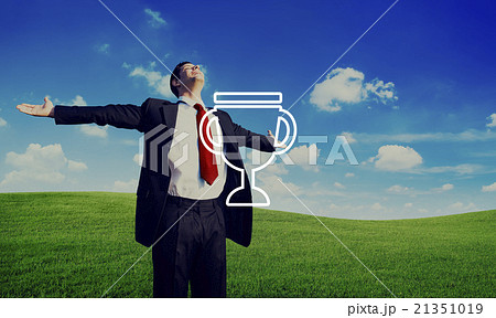 Trophy Reward Prize VIctory Success Achievement Concept 21351019