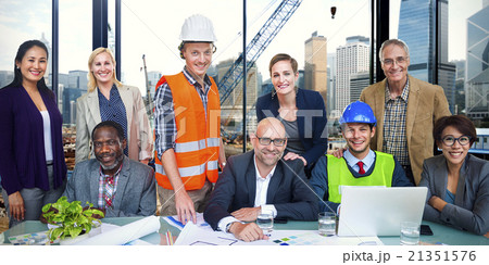 Architects and Designers Working in the Office Concept 21351576