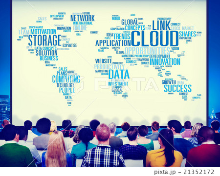 Link Cloud Computing Technology Data Information Concept Link Cloud Computing Technology Data Information Concept 21352172