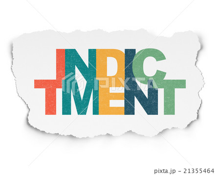 Law concept: Indictment on Torn Paper background 21355464
