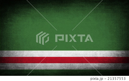 Flag of Chechen Republic of Ichkeria with old text 21357553
