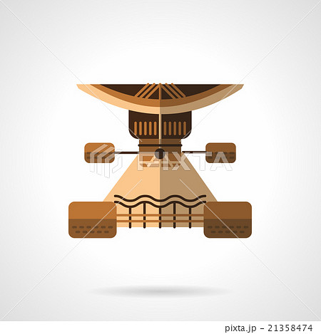 Longboard part flat color vector icon Longboard part flat color vector icon 21358474