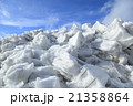 Mound of snow and ice in springtime 21358864