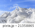 Mound of snow and ice in springtime 21358865