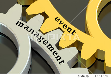 Event Management concept on the gearwheels Event Management concept on the gearwheels 21361270