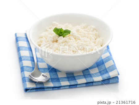 Fresh curd cheese 21361716