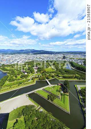 【北海道】五稜郭跡（五稜郭タワーより） 21368907