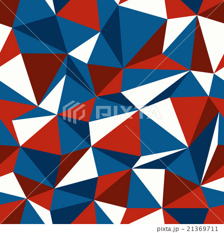 American Patriotic Triangle Seamless Pattern American Patriotic Triangle Seamless Pattern 21369711