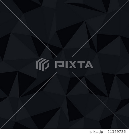 Dark triangle seamless monochrome pattern 21369726