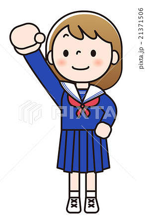 女子中学生-ポーズ 女子中学生-ポーズ 21371506