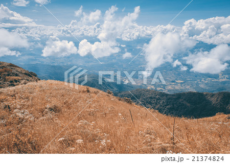 blue sky and cloud, view from the mountain blue sky and cloud, view from the mountain 21374824